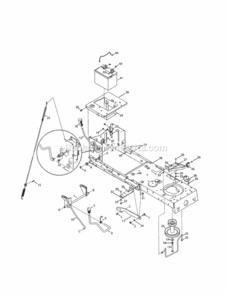 Page D Diagram and Parts List for 247203741  Craftsman Lawn Tractor