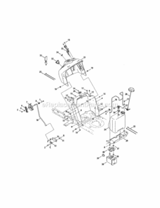 Page C Diagram and Parts List for 247203770  Craftsman Lawn Tractor