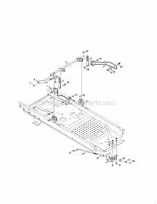Part Location Diagram of 726-05009 MTD Cap-end lift rod