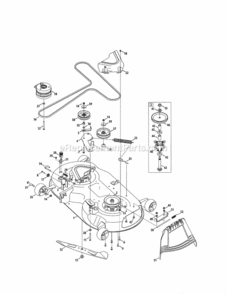 Part Location Diagram of 732-04927 MTD Spring-extension