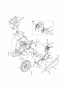 Part Location Diagram of 756-0972 MTD Outer Pulley Half