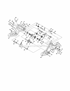 Part Location Diagram of 611-0128 MTD Shaft Assembly, Jack