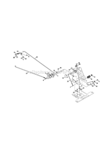 Page E Diagram and Parts List for 24725000  Craftsman Lawn Tractor