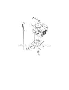 Page H Diagram and Parts List for 24725000  Craftsman Lawn Tractor