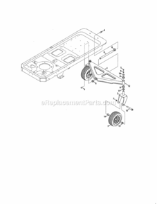 Part Location Diagram of 603-04148C-4044 MTD Axle-front pivot