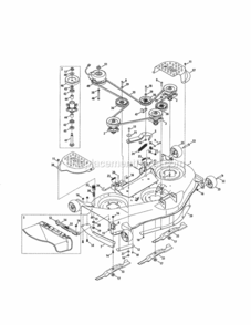 Page H Diagram and Parts List for 24725002  Craftsman Lawn Tractor