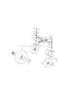 Part Location Diagram of 02004600-0637 MTD Axle asm-front