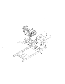 Page B Diagram and Parts List for 24725003  Craftsman Lawn Tractor