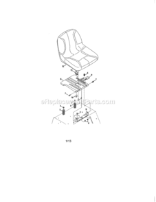 Page A Diagram and Parts List for 247250610  Craftsman Lawn Tractor