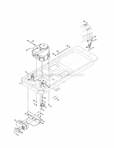 Page D Diagram and Parts List for 247250610  Craftsman Lawn Tractor