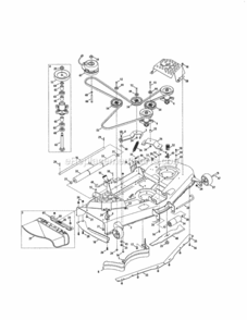 Part Location Diagram of 903-04603A-0691 MTD Deck Housing