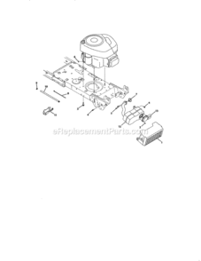 Page K Diagram and Parts List for 24725111  Craftsman Lawn Tractor