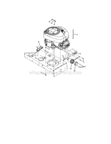 Page M Diagram and Parts List for 24725111  Craftsman Lawn Tractor