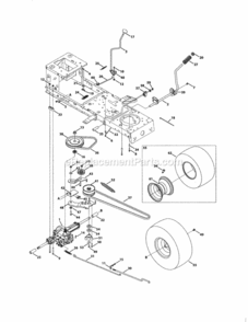 Part Location Diagram of 634-04174 MTD Rim asm -need color