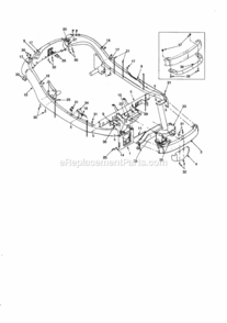 Page G Diagram and Parts List for 247270170  Craftsman Lawn Tractor