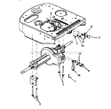 Transaxle_BracketShift_Lever Diagram and Parts List for 247270200  Craftsman Lawn Mower