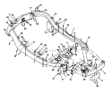 Upper_Front_FrameDeck_Rod Diagram and Parts List for 247270200  Craftsman Lawn Mower