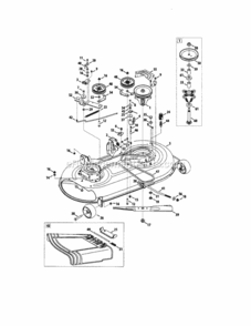 Part Location Diagram of 683-0254B-4008 MTD Alternative for 683-0254B: BRACKET Assembly-DECK Left Hand