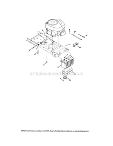Page R Diagram and Parts List for 247286040  Craftsman Lawn Tractor
