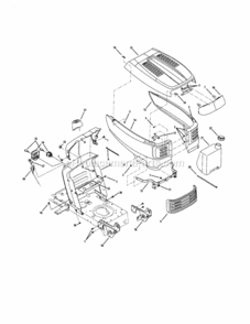 Part Location Diagram of 783-05315-0637 MTD Bracket-hood:frontpo
