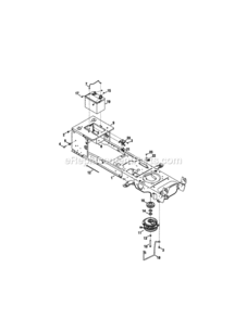 Page F Diagram and Parts List for 24728672  Craftsman Lawn Tractor