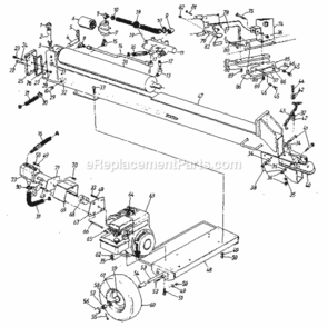 Part Location Diagram of 781-0168A-0637 MTD Stripper Half