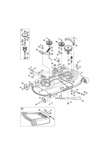 Page G Diagram and Parts List for 24728880  Craftsman Lawn Tractor