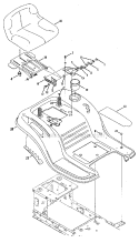 Part Location Diagram of 726-0278 MTD Plate, Insulator Boss