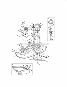 Page H Diagram and Parts List for 247288811  Craftsman Lawn Tractor