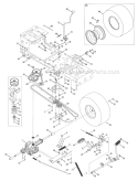Part Location Diagram of 783-06641A MTD Bracket-support peda