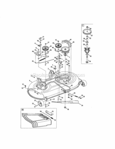 Page G Diagram and Parts List for 247288842  Craftsman Lawn Tractor