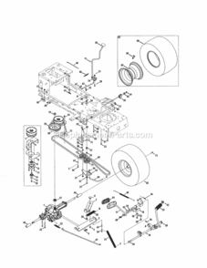 Part Location Diagram of 783-06662 Craftsman Idler Bracket Assembly.