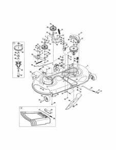Page H Diagram and Parts List for 24728886  Craftsman Lawn Tractor