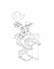 Page D Diagram and Parts List for 247288870  Craftsman Lawn Tractor