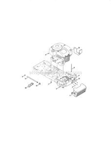 Part Location Diagram of 751-14284 MTD Muffler Deflector