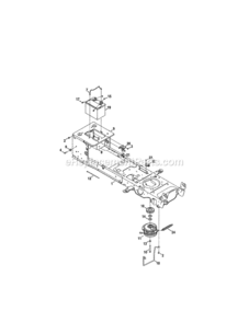 Page F Diagram and Parts List for 247288881  Craftsman Lawn Tractor