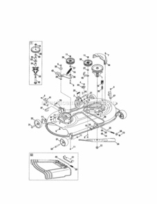 Page G Diagram and Parts List for 24728888  Craftsman Lawn Tractor