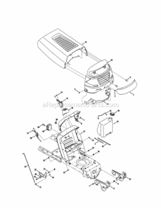 Part Location Diagram of 783-05685-4043 MTD Grille-1 Style Lt-
