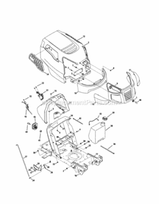 Page B Diagram and Parts List for 24728904  Craftsman Lawn Tractor