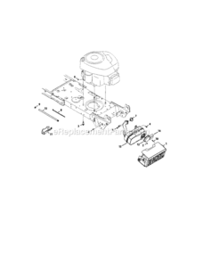 Page F Diagram and Parts List for 24728904  Craftsman Lawn Tractor