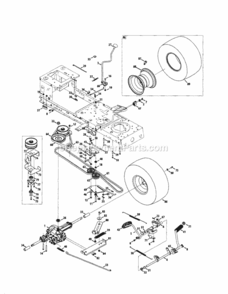 Page G Diagram and Parts List for 24728904  Craftsman Lawn Tractor
