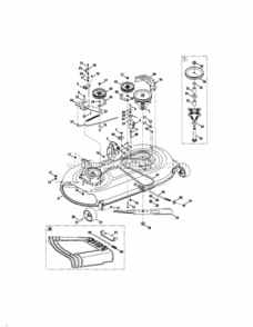 Page H Diagram and Parts List for 24728904  Craftsman Lawn Tractor
