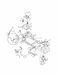 Page C Diagram and Parts List for 24728905  Craftsman Lawn Tractor