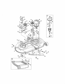 Page H Diagram and Parts List for 24728905  Craftsman Lawn Tractor