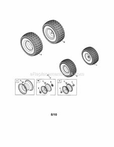 Page A Diagram and Parts List for 247289060  Craftsman Lawn Tractor