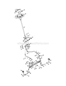 Page B Diagram and Parts List for 247289060  Craftsman Lawn Tractor