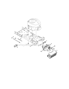 Page F Diagram and Parts List for 24728911  Craftsman Lawn Tractor