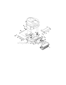 Page E Diagram and Parts List for 24728981  Craftsman Lawn Tractor