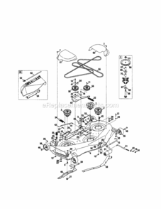 Part Location Diagram of 783-06361A MTD BRACKET-IDLER ARM