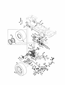 Page D Diagram and Parts List for 247289840  Craftsman Lawn Tractor